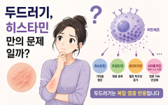 두드러기, 히스타민만의 문제일까? 비만세포 염증 반응까지 정리