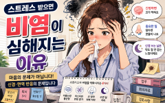 스트레스를 받으면 왜 알레르기 비염이 더 심해질까?