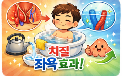 치질 좌욕이 도움이 되는 이유, 따뜻한 물이 항문 혈관에 만드는 변화