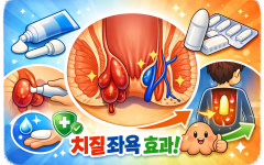치질 연고 좌약 효과, 바르면 괜찮은데 왜 다시 반복될까?
