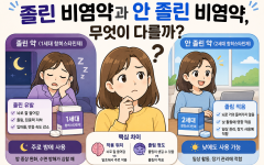 졸린 비염약과 안 졸린 비염약, 무엇이 다를까?