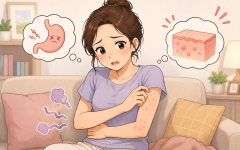 두드러기와 소화불량이 함께 나타나는 이유