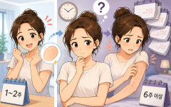 급성 두드러기와 만성 두드러기를 구분하는 이유는 뭘까