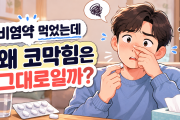 비염약 먹었는데 왜 코막힘은 그대로일까?